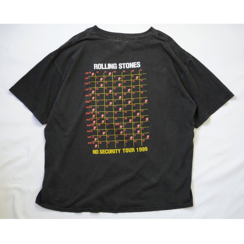 1999 Rolling Stones No security tour T-shirts