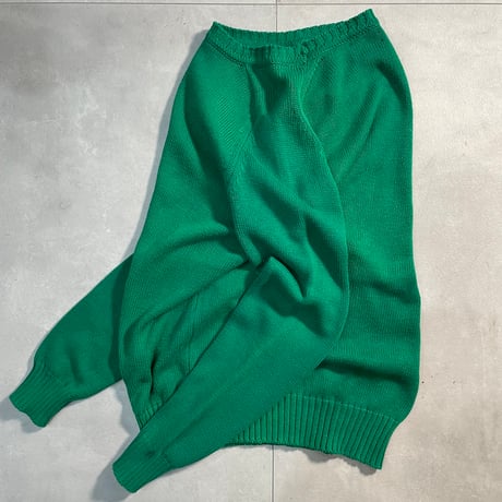 90s "LANDS' END" Cotton knit Sweater