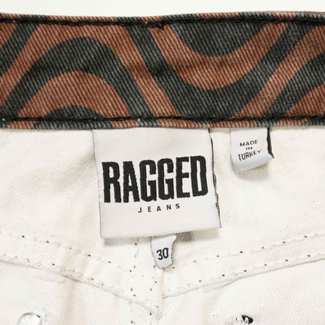 All patterned Denim pants