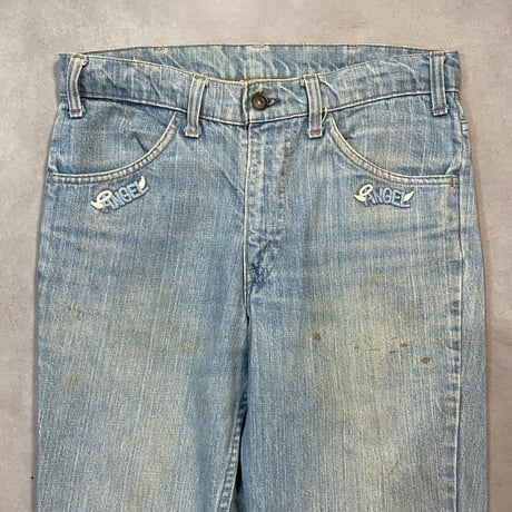 70s "Levi's" 663 Denim Bell Bottom Pants
