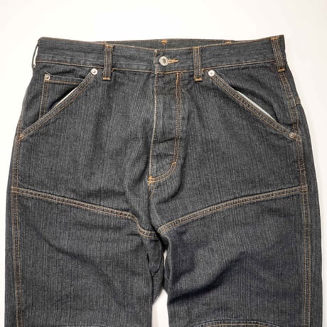 "BENETTON" Wide Straight Denim Pants