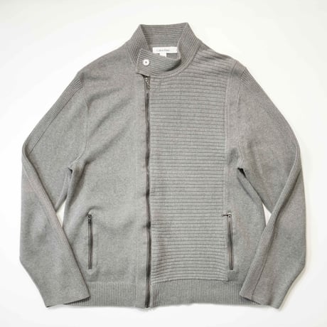 00s "Calvin Klain" Cotton knit Zip-up Blouson