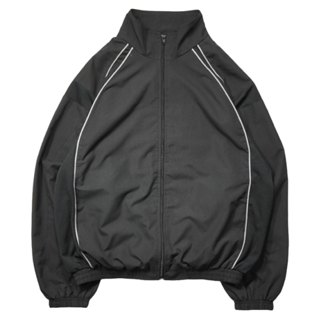 00s Piping design Nylon × Mesh Jacket