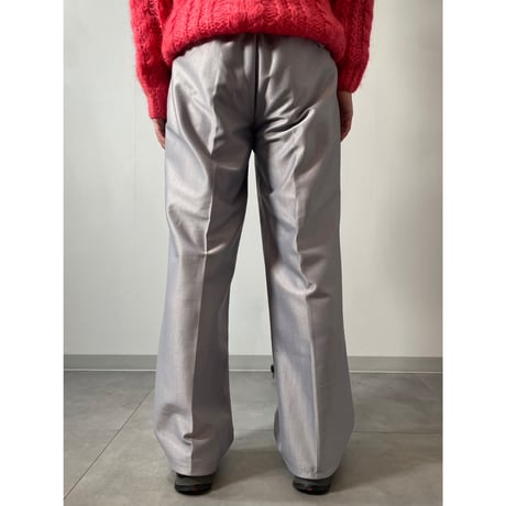 90s- Shiny western wide straight slacks
