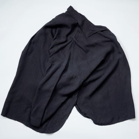 80s "Jean Paul GAULTIER" Rayon linen  skipper shirt