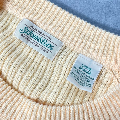 90s "ST. JOHN'S BAY" Knit sweater