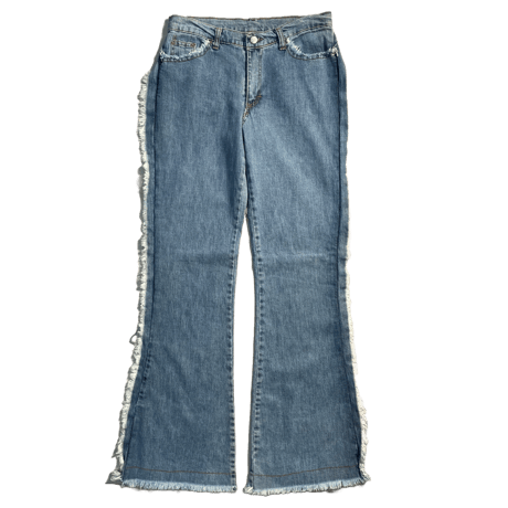 Euro Design Flare Denim Pants
