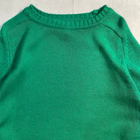 90s "LANDS' END" Cotton knit Sweater