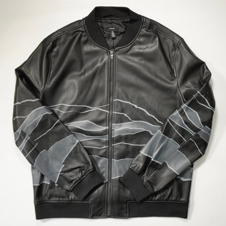 "ALFANI" PVC Leather jacket