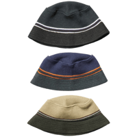 Cotton knitted bucket hat