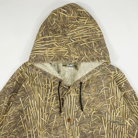 90s Cattail camo Hooded Jacket