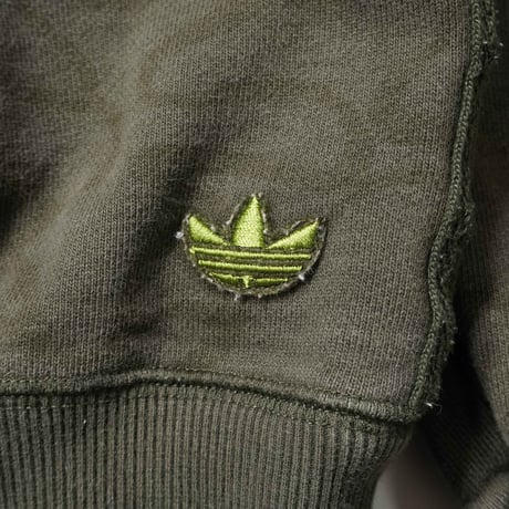 00s "adidas" Ameba Pattern Big Sweat Shirt