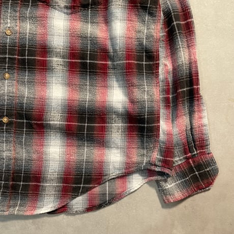 90s "ARROW SPORT" Ombre check Shirt
