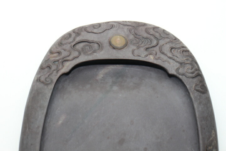 エフェクト　端渓硯　硯石　石眼あり　美品 硯 端渓硯 老抗 天然硯 石眼 5.6吋 一品物 美術品 インテリア suzu1418