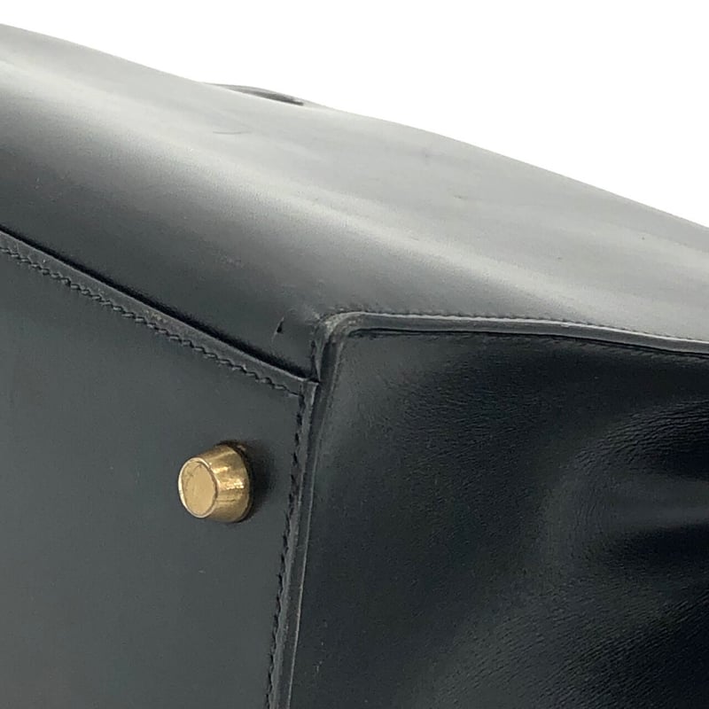 エルメス バーキン32 ボックスカーフ ノワール ゴールド金具 OX エルメス バーキン32 ボックスカーフ ノワール ゴールド金具 OX