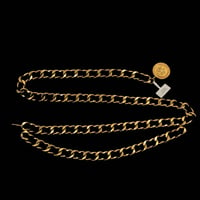 【中古】CHANELシャネル　アクセサリー　ブランドアクセサリー　レディーズ　チェーンベルド　クラシックココマーク　ヴィンテージ