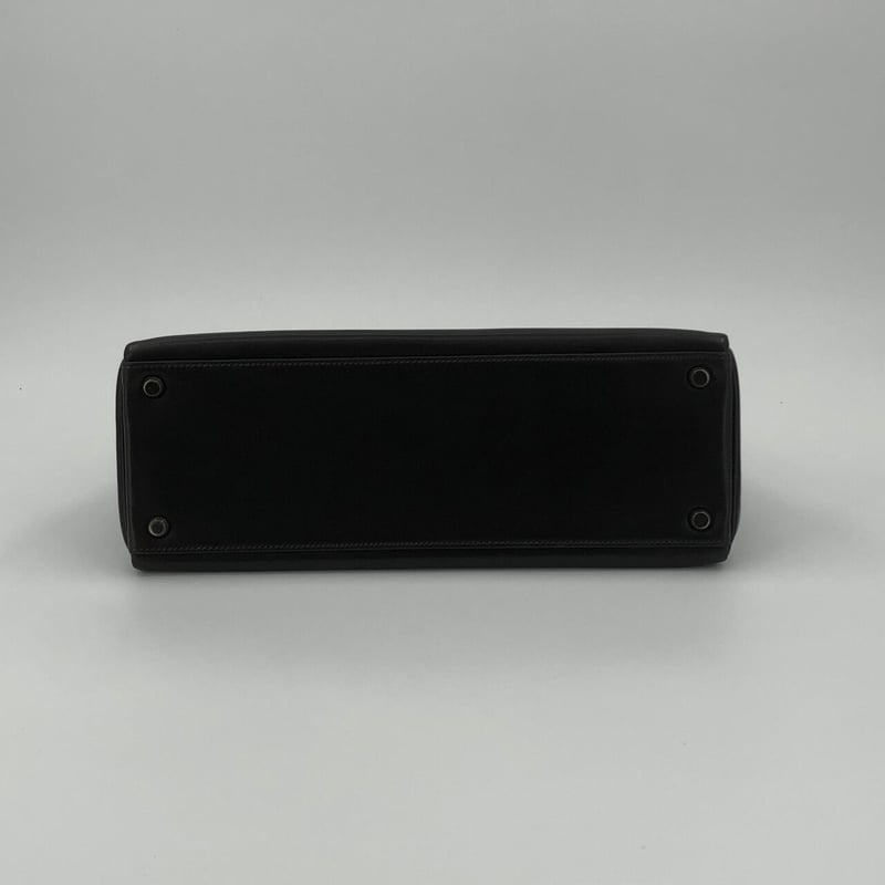 エルメス　箱　32 エルメス ケリー32 ボックスカーフ ノワール ゴールド金具 OH刻