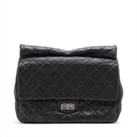 【中古】CHANELシャネル　ブランドバッグ　レディーズ　クラシックマトラッセ　2.55ロール　ハンドバッグ　レザー