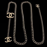 【中古】CHANELシャネル　アクセサリー　ブランドアクセサリー　レディーズ　チェーンベルド　クラシックココマーク