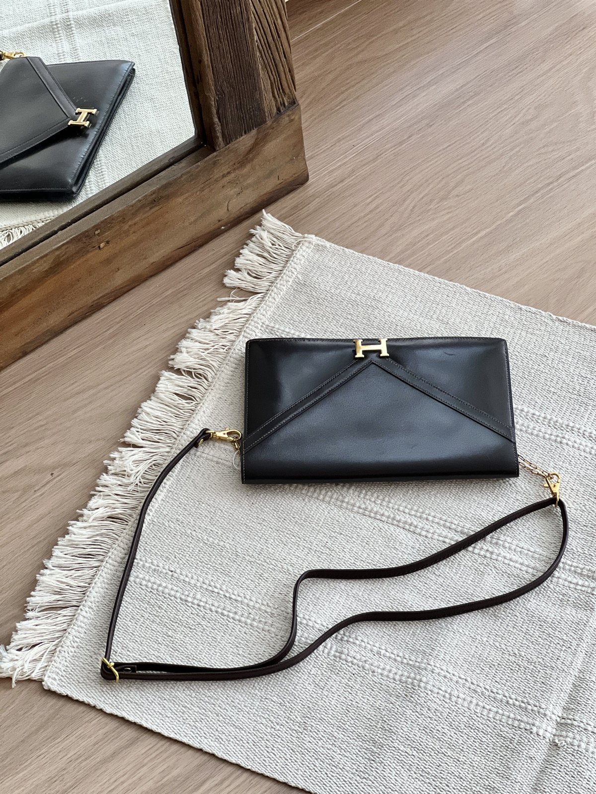 エルメス リディ ボックスカーフ ノワール ゴールド金具 OJ刻 エルメス リディ ボックスカーフ ノワール ゴールド金具 OJ刻