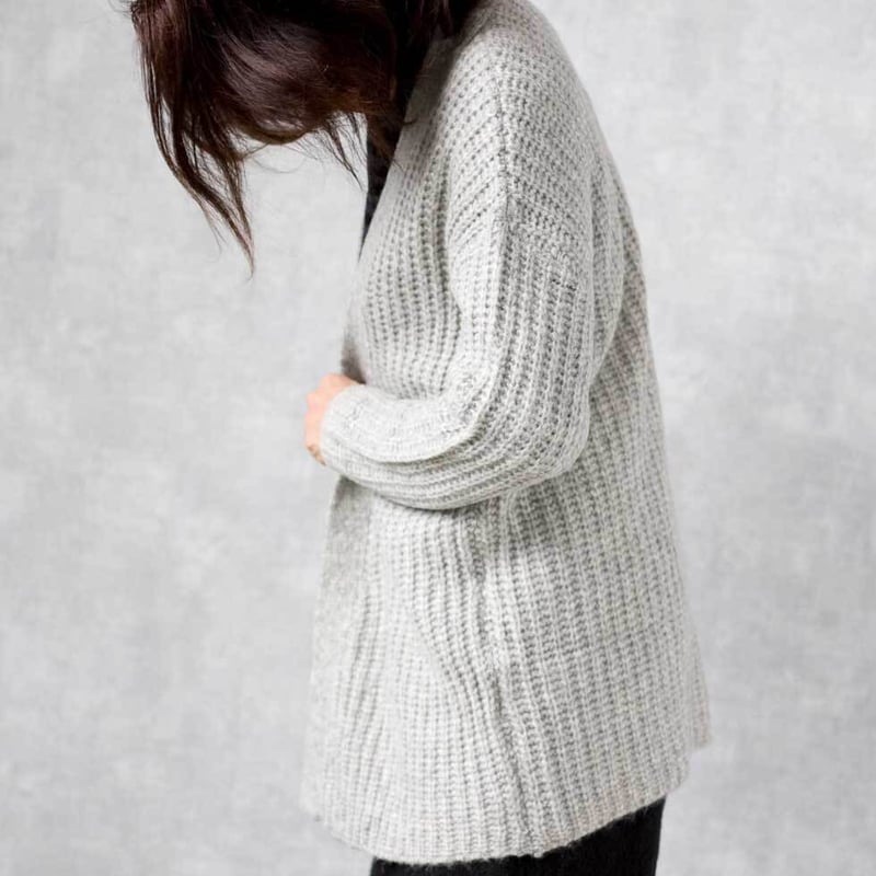 アルパカ混リブトッパーコーディガン』 | lagrimas-alpaca