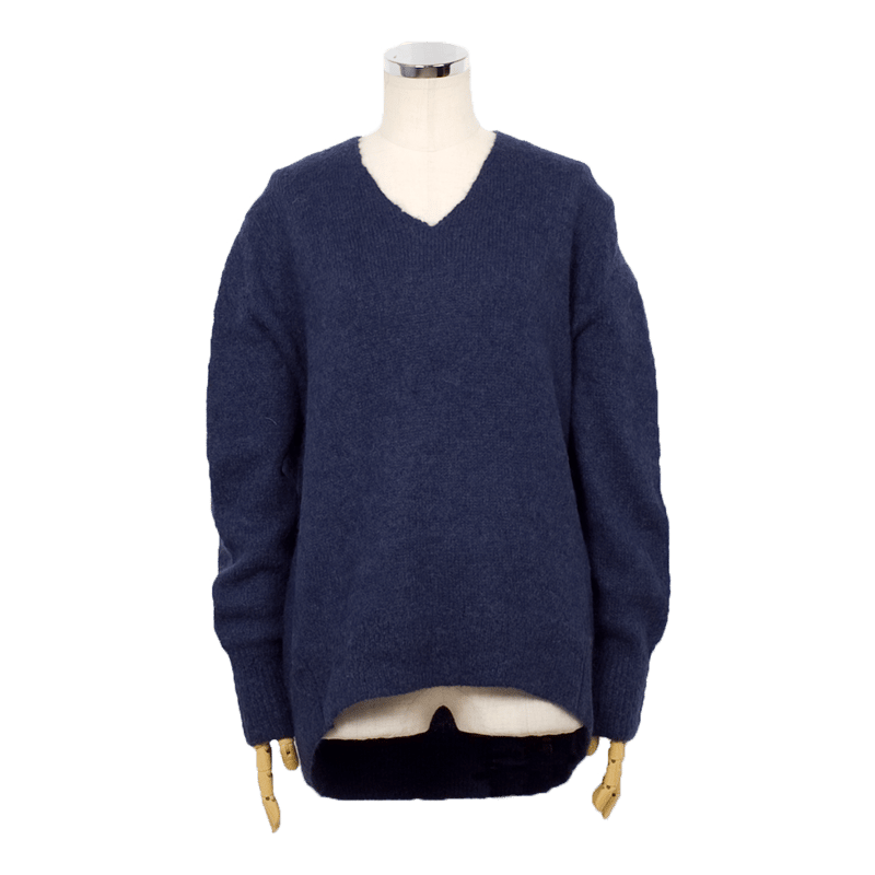 スリアルパカ混ブークレーVネックプルオーバー 』 | lagrimas-alpaca