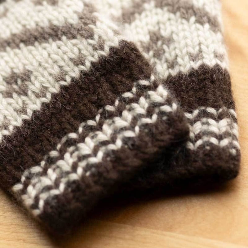 ヤク100％パール付きワンタッチマフラー 』 ミセスのヤクマフラー 大人