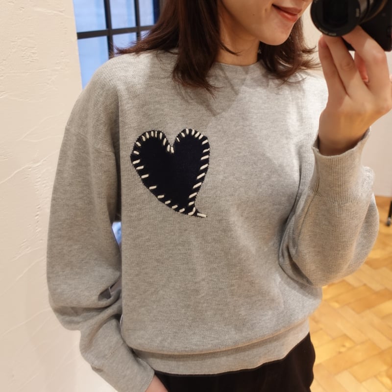 刺繍ハートニット♡ | MAISON RAVIEW