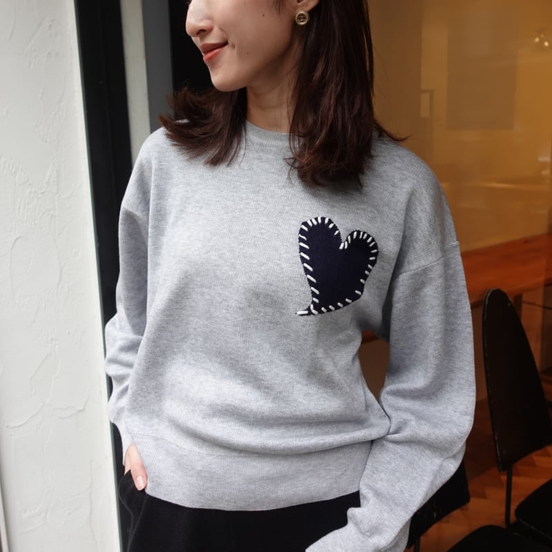 刺繍ハートニット♡ | MAISON RAVIEW