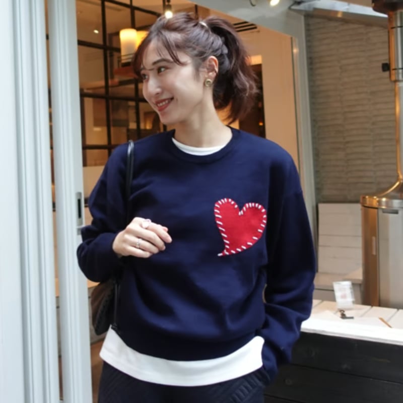 刺繍ハートニット♡ | MAISON RAVIEW