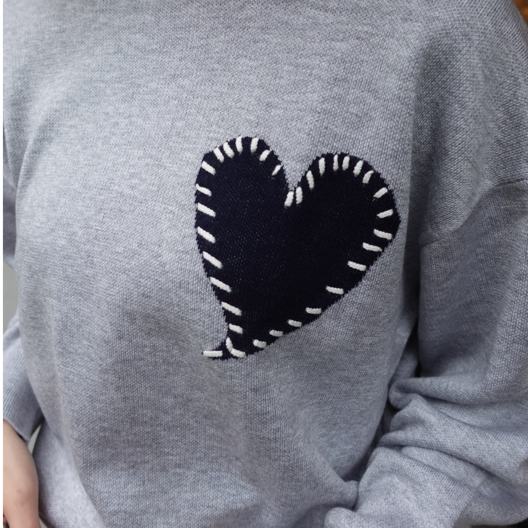 刺繍ハートニット♡ | MAISON RAVIEW