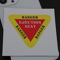航空自衛隊 DANGER ステッカー 大サイズ ミリタリーグッズ