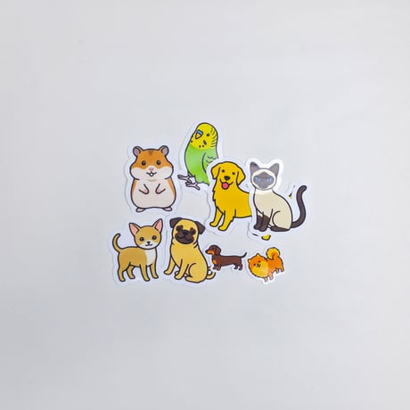 オリジナルフレークシール 7cm オーダーメイド 10枚〜 ／ ギフト・ブランディング・推し活に
