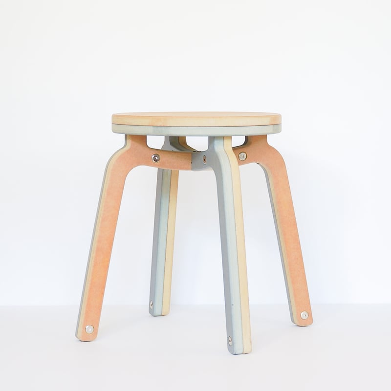 オーダーページ　角脚スツール　２脚 トロペ お得な2脚セット スツール クロスレザー 木製 北欧