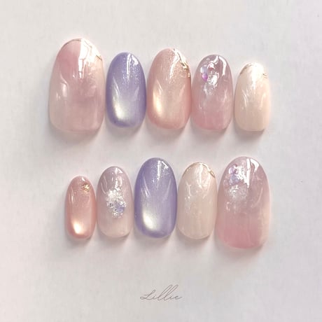 ネイルチップ ニュアンス 韓国 淡色 ニュアンスネイルチップ | STORES