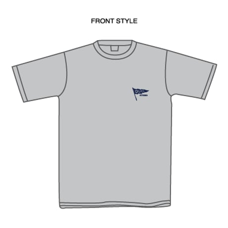 【A-2】D-LifeサマーTシャツ2026／アッシュ×ダークネイビー・サンフラワー　【注文販売/レッスン受取り】