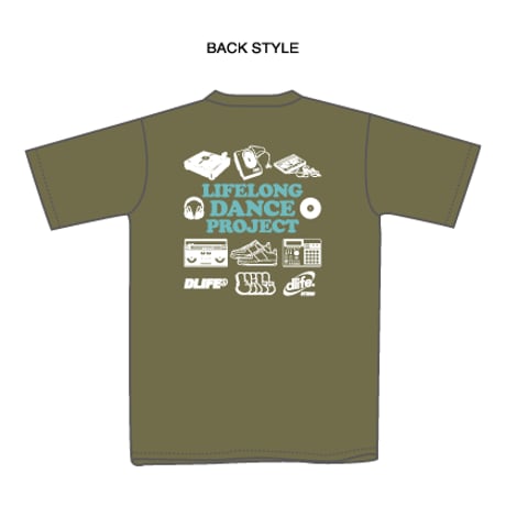 【B-7】D-LifeサマーTシャツ2026／シティグリーン×ホワイト・ジェードグリーン　【注文販売/レッスン受取り】