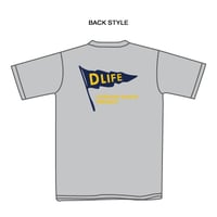 【A-2】D-LifeサマーTシャツ2026／アッシュ×ダークネイビー・サンフラワー　【注文販売/レッスン受取り】