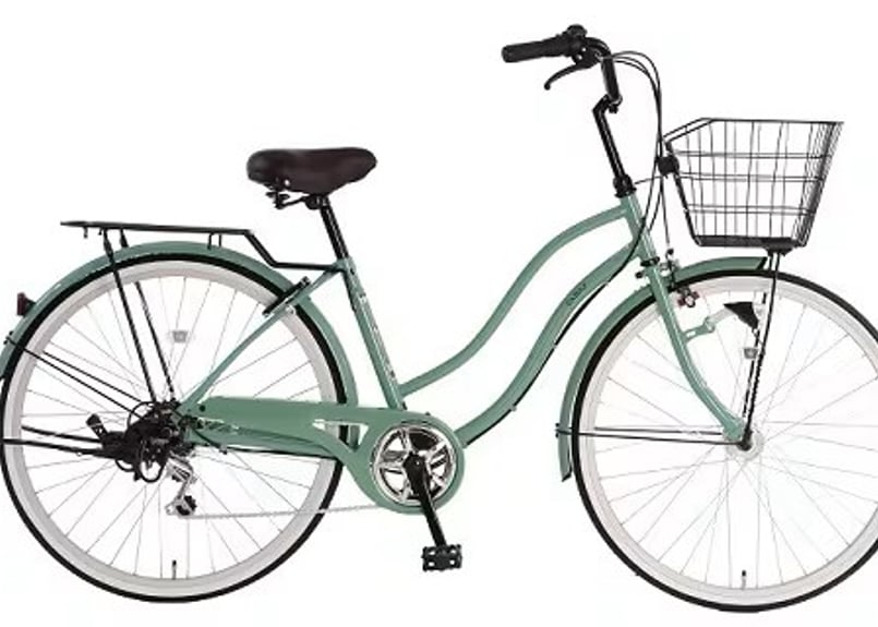 【直接引取限定】千葉市中央区 ASAHI アサヒ CASULYRELAX カジュリーリラックス 6段変速 オートライト シティサイクル ママチャリ 自転車 27型 マットブラック あさひ（asahi） 「あさひ」カジュリー リラックス BAA-Q 26インチ 6段