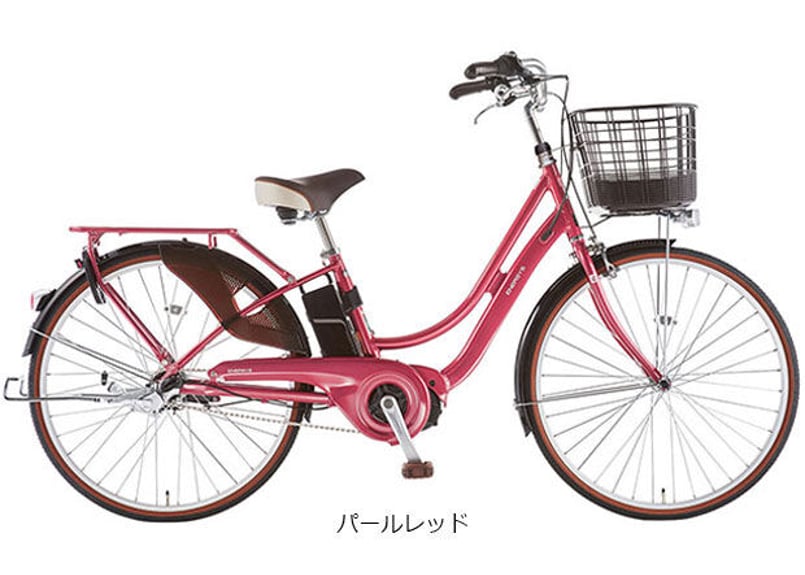 電動アシスト自転車 ASAENE4-M1 エナシスエブリ24 パールレッド 電動