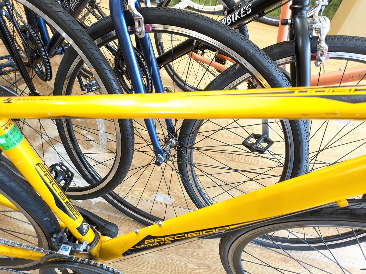 PRECISION SPORT アルミ 24速 460mm クロス YELLOW PRECISION SPORT アルミ 24速 460mm クロス YELLOW ASAHI