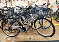 中古　東広島　店頭渡し　シティサイクル　26インチ　6段変速　オートライト