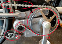 パナソニック 電動アシスト自転車 オフタイム ベロスター チェーン