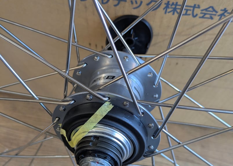 パナソニック 電動アシスト自転車 純正 後輪 ティモDX 内装5段 5S R 