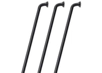 15Gスポーク　ニップル　288mm　3本セット　288ｍｍ　ブラック　BK　黒