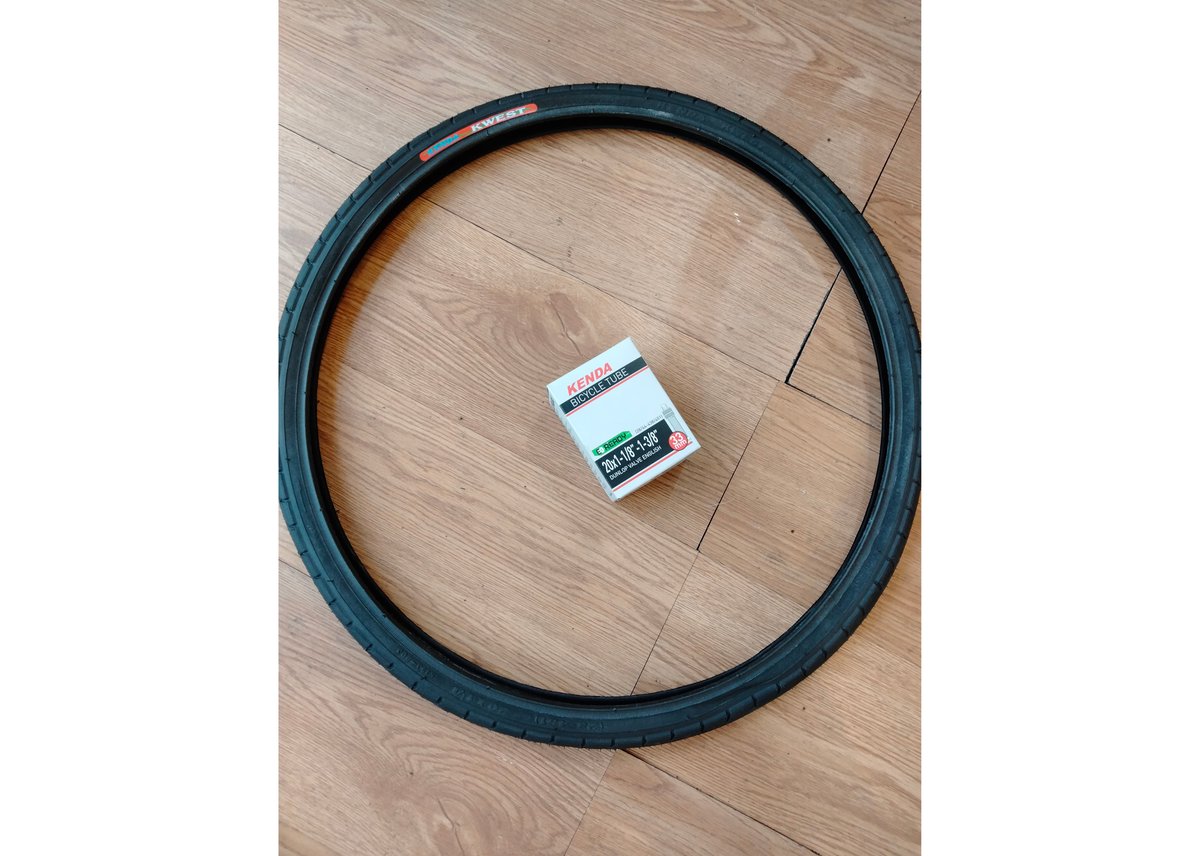 20×1 1/8 KENDA 20×1-1/8 28-451 タイヤチューブセット | 悠々