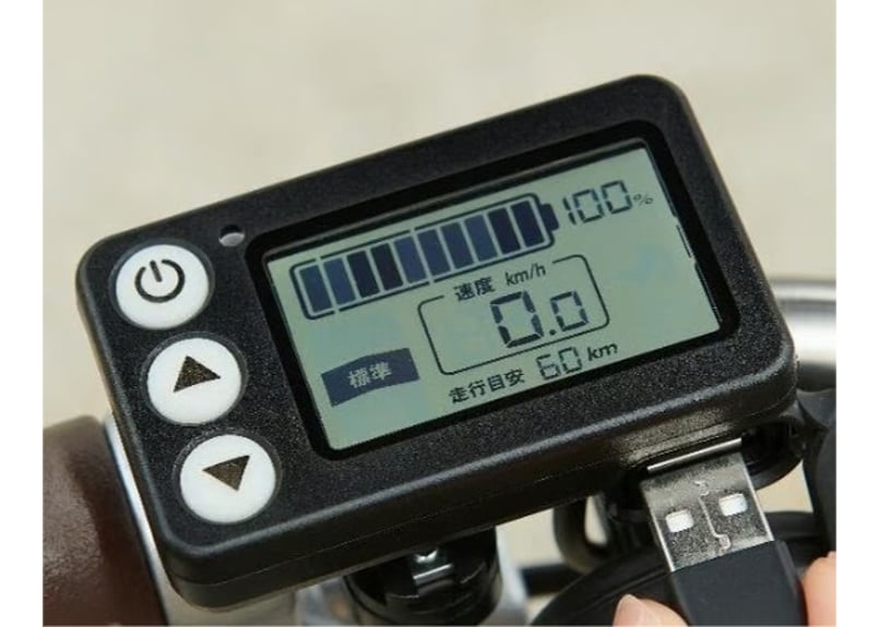 あさひ エナシス オフィスプレスe ログワゴン 電動自転車 手元スイッチ