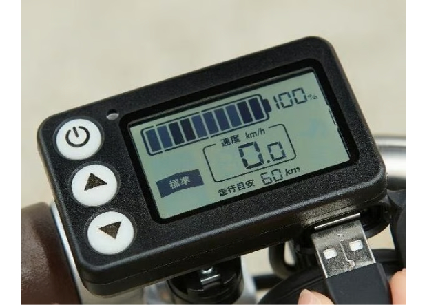 あさひ エナシス オフィスプレスe ログワゴン 電動自転車 手元スイッチ