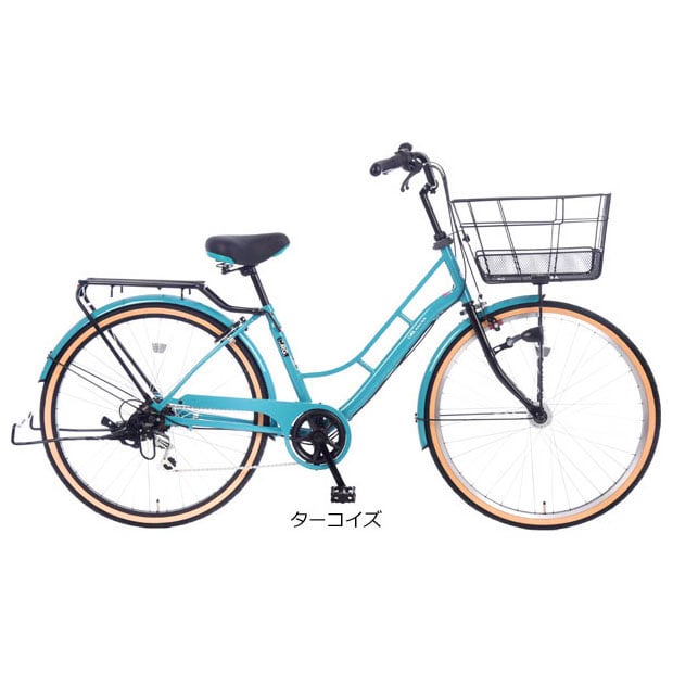 あさひカーグアクティブ 26インチ 6段変速 オートライト シティサイクル自転車 original