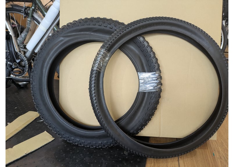 あさひ 88サイクル パパチャリ タイヤセット 前後 フロントタイヤ